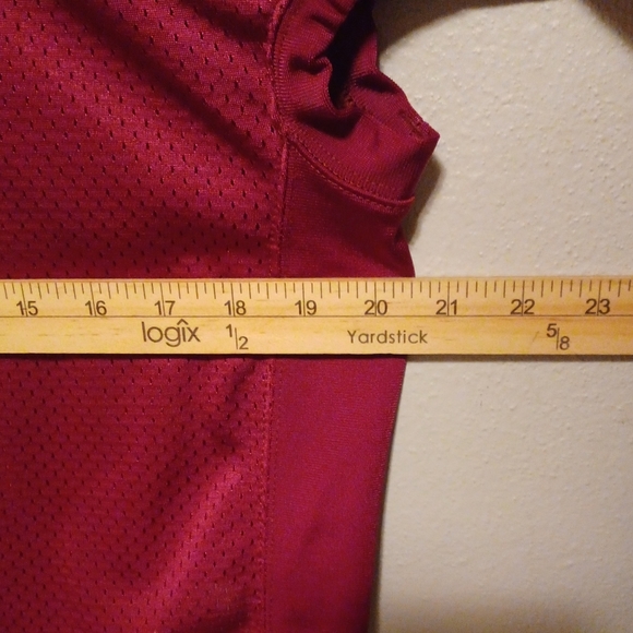 Nike Mens L Vapor Varsity Tackle Football Burgndy Practice Jersey 908729-057 NWT - Picture 10 of 11